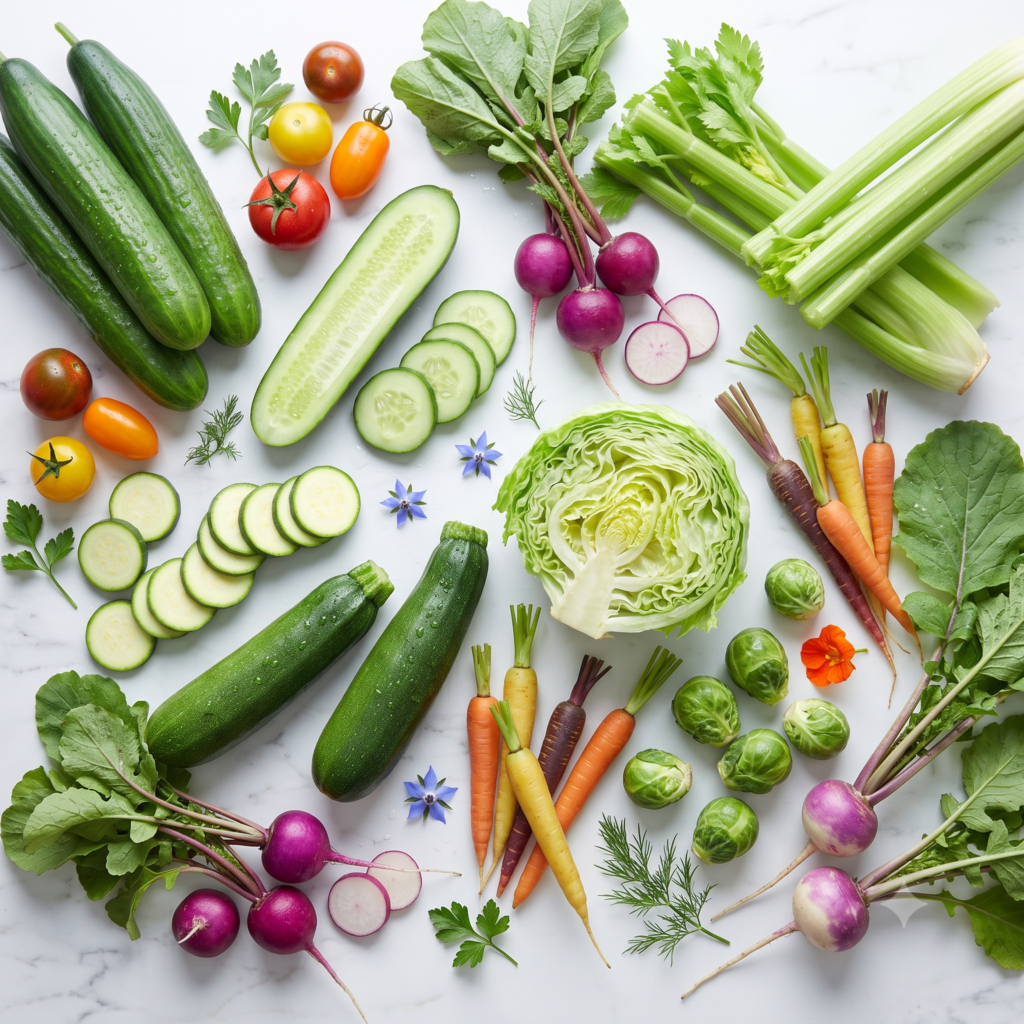 Water rich low calories food